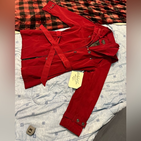 Braetan Peacoat w/ hoodie - Red - Picture 10 of 16